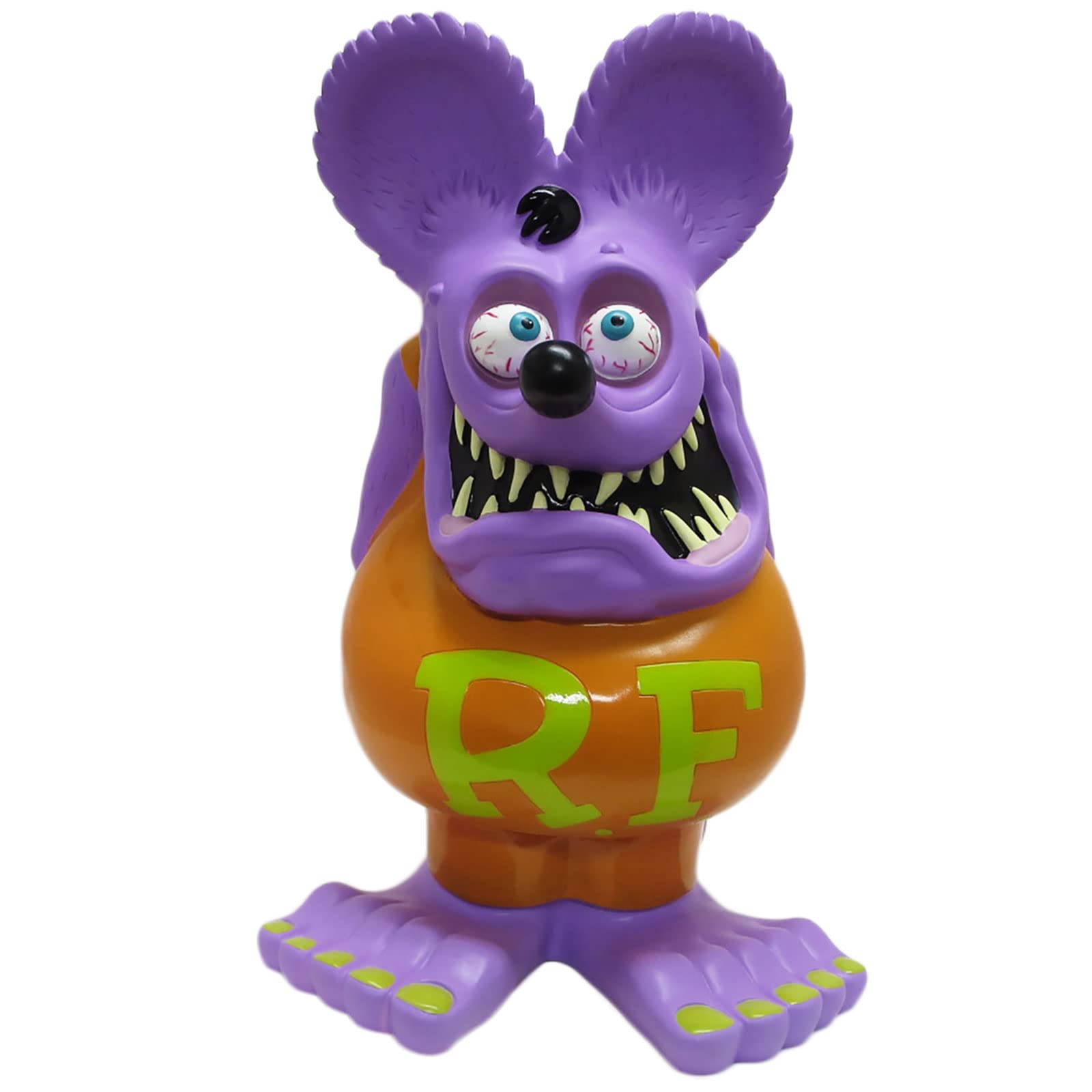 ラットフィンク 特大サイズ 貯金箱 フィギュア（紫系） Rat Fink フィギュア ラットフィンク 巨大貯金箱 パープル